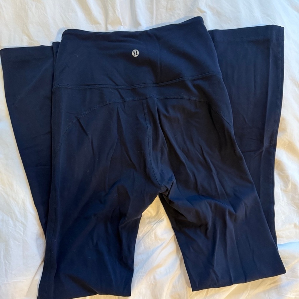 Lululemon Navy Blue Flare Leggings
